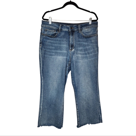 Judy Blue Full Size Raw Hem Straight Leg Jeans main image 0